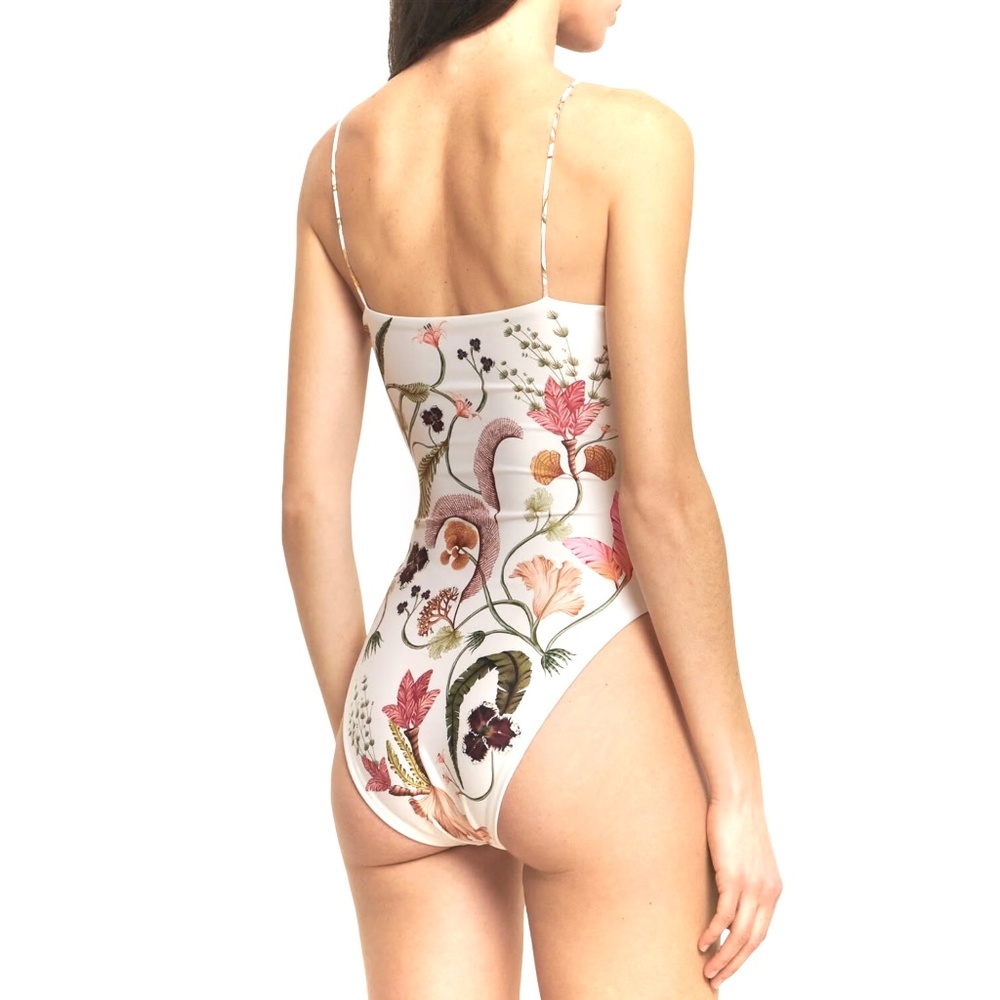 Agua by Agua Bendita Ebano One-Piece Swimsuit sz L - Picture 8 of 15